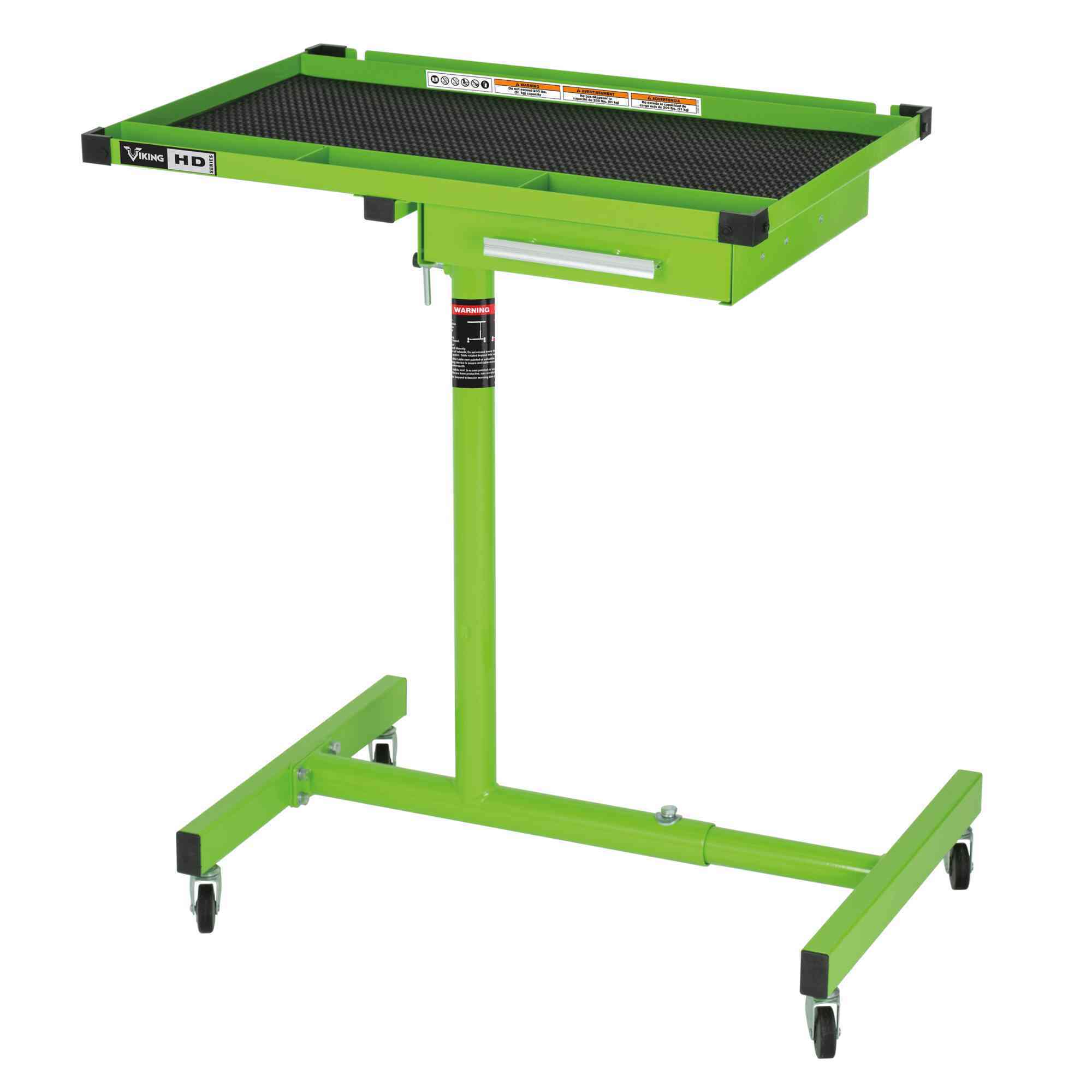American Forge & Foundry Viking Adjustable Mobile Work Table — 200-Lb. Capacity, Model# 52200